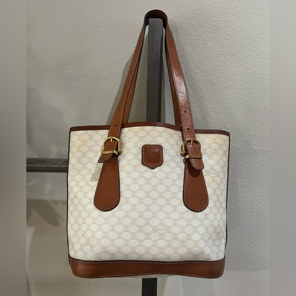 Celine | Vintage Macadam Canvas Tote - Picture 2 of 14